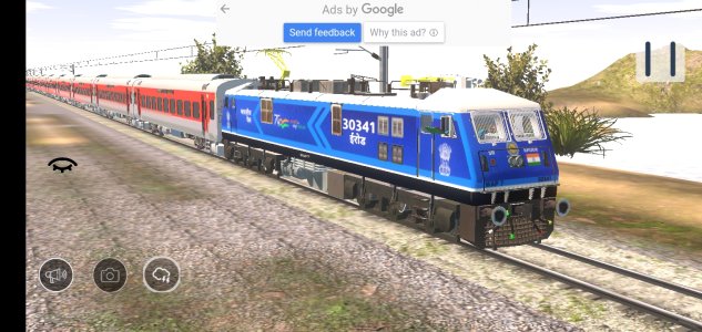 WAP7 Erode loco in Wag12 livery