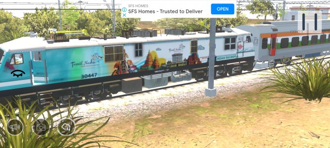 IR WAP-7 TAMILNADU TOURISM LOCOMOTIVE